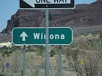 USA - Winona AZ - Town Sign (27 Apr 2009)